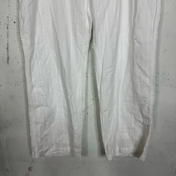 Sundance White Cotton Button Pants Size XXL - Picture 4 of 11